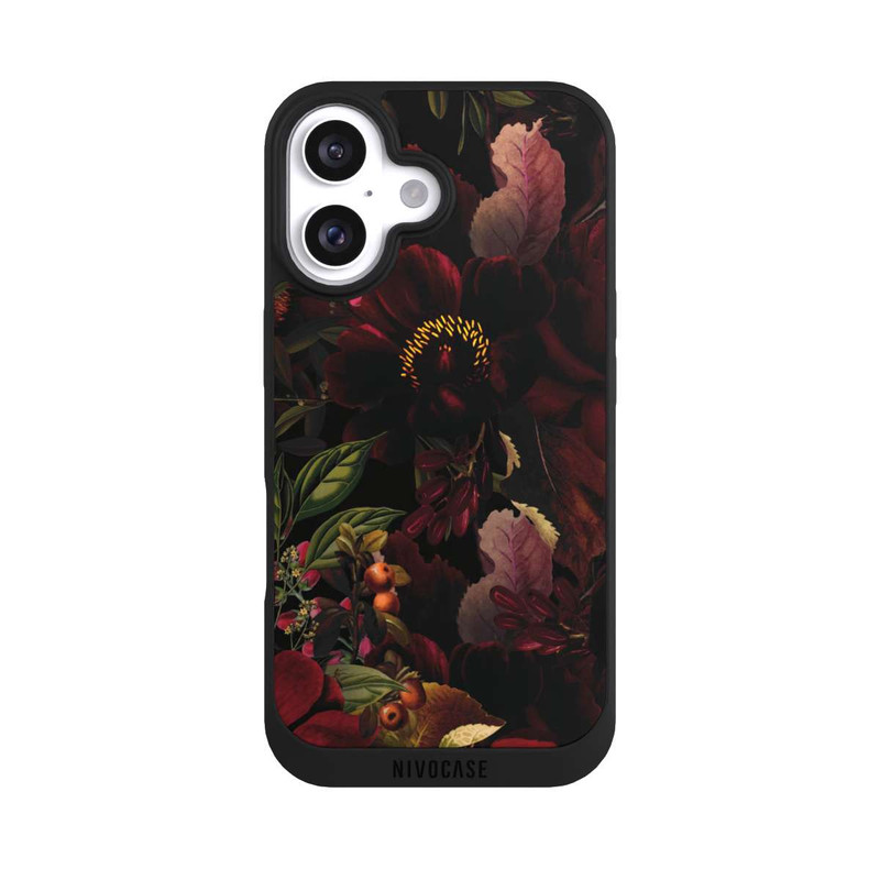 iPhone 16 NIVOpure Dunkle Blumenwiese
