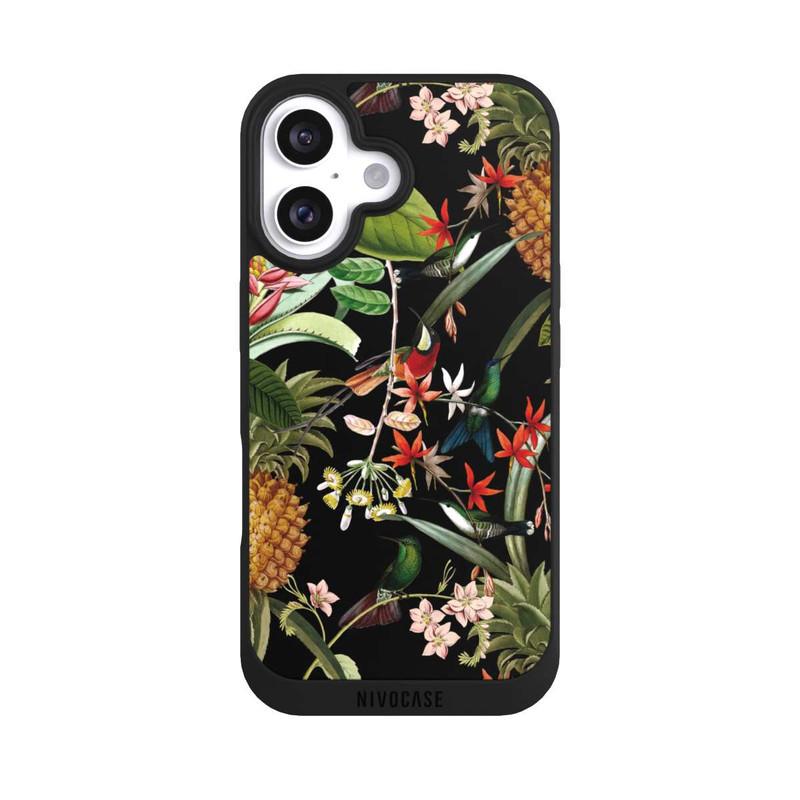 iPhone 16 NIVOpure Exotische Blumen Paradiesvogel