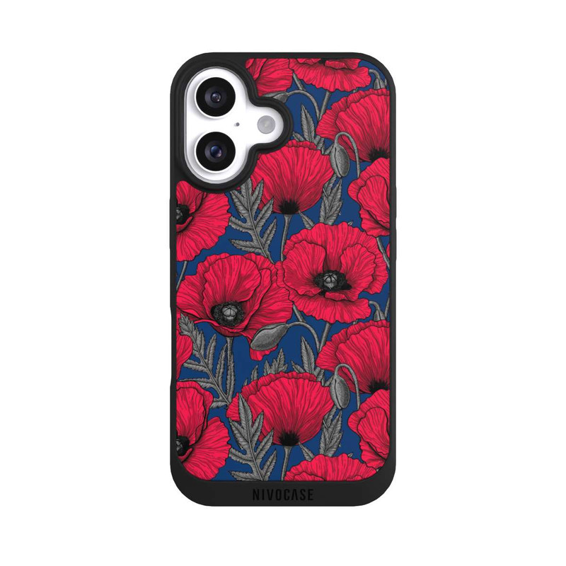 iPhone 16 NIVOpure Nachtmohn Garten