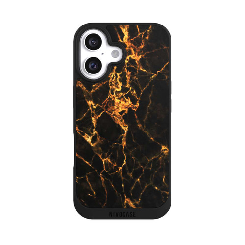 Apple iPhone 16 NIVOpure Goldener Marmor