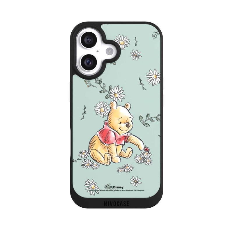 iPhone 16 NIVOpure Winnie Puuh Gänseblümchen und Käfer Liebe