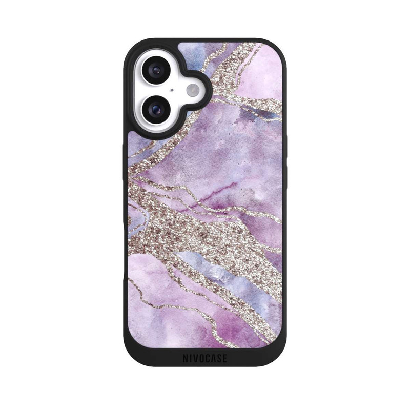 iPhone 16 NIVOpure Edelstein Pastell Lila