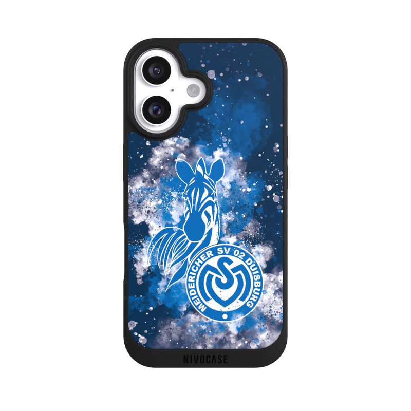 iPhone 16 NIVOpure Aquarell Zebra MSV
