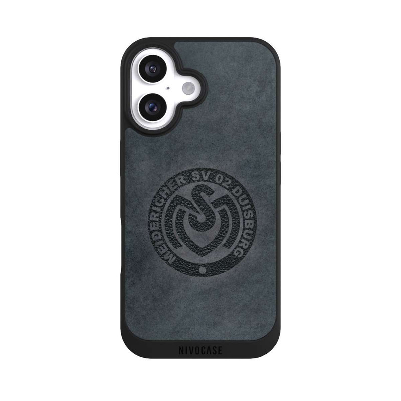 iPhone 16 NIVOpure Leder und Beton MSV