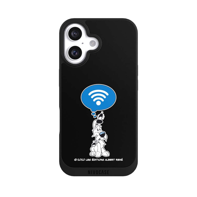 iPhone 16 NIVOpure Idefix W-LAN - Schwarz Hintergrund
