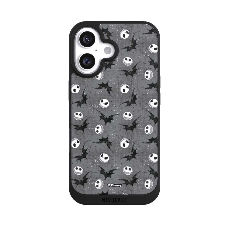 iPhone 16 NIVOpure Jack Grey Pattern Tim Burtons Nightmare before Christmas