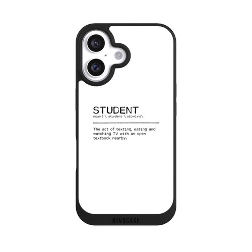 Apple iPhone 16 NIVOpure Zitat Student (Englisch)