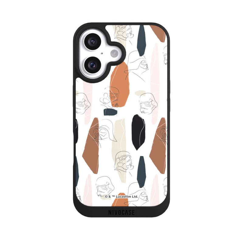 iPhone 16 NIVOpure Dunkle Seite Line Art
