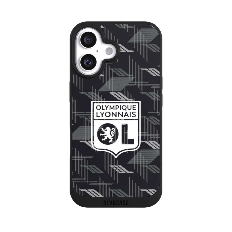 iPhone 16 NIVOpure OL Modern Schwarz Weiß