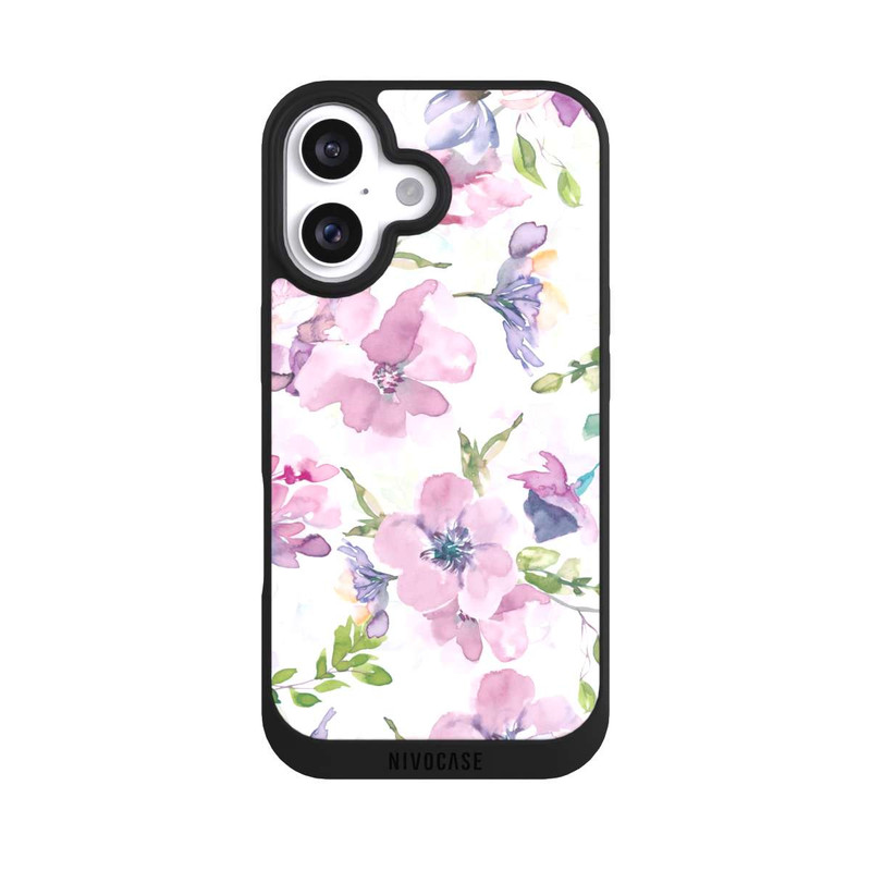 iPhone 16 NIVOpure Aquarell Blumen