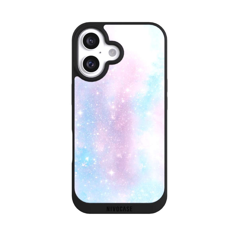 iPhone 16 NIVOpure Galaxie rose-bleue