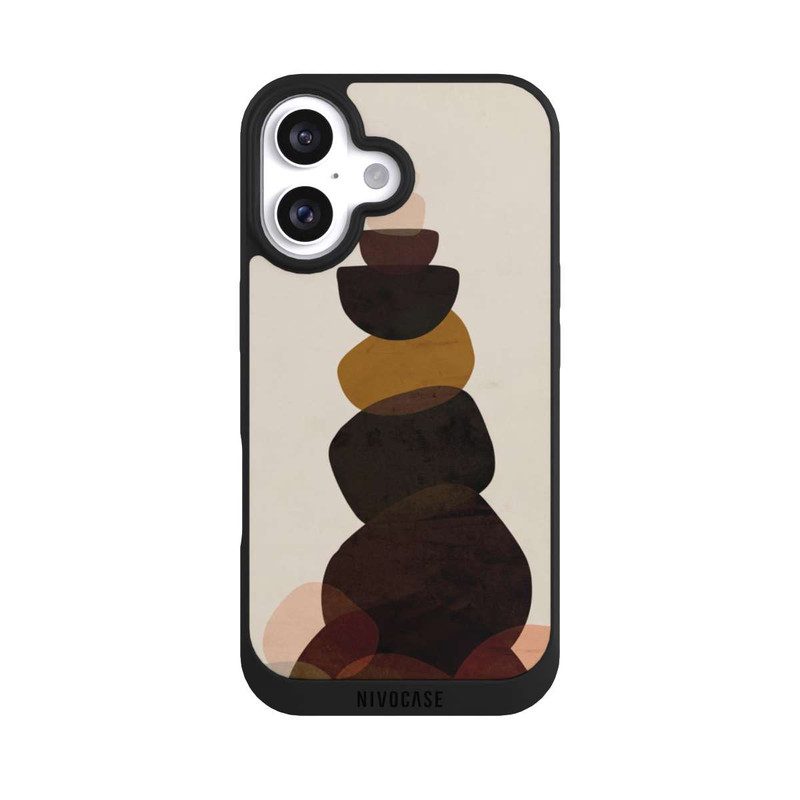 iPhone 16 NIVOpure Stein Nr. 5 Braun
