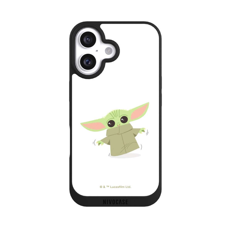 iPhone 16 NIVOpure Baby Yoda läuft