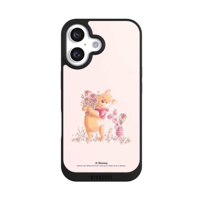 iPhone 16 NIVOpure Winnie Puuh and Ferkel Blumen
