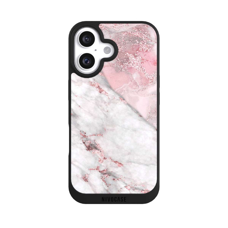 iPhone 16 NIVOpure Rosa Marmor 3
