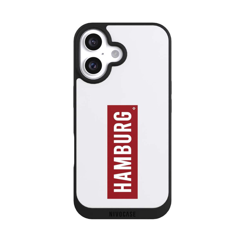 iPhone 16 NIVOpure HSV Hambourg rouge et blanc