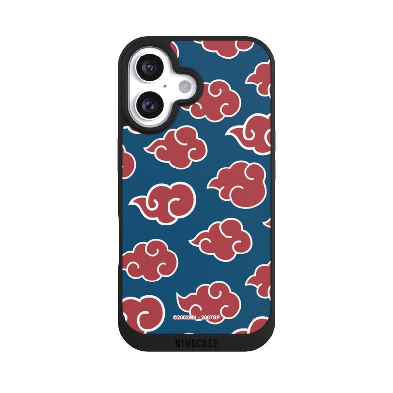 iPhone 16 NIVOpure Akatsuki Pattern Blue