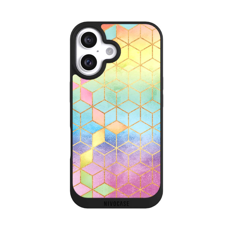 iPhone 16 NIVOpure Regenbogenwürfel