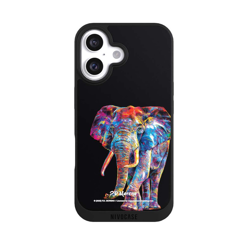 iPhone 16 NIVOpure Elephant Art By P.D. Moreno