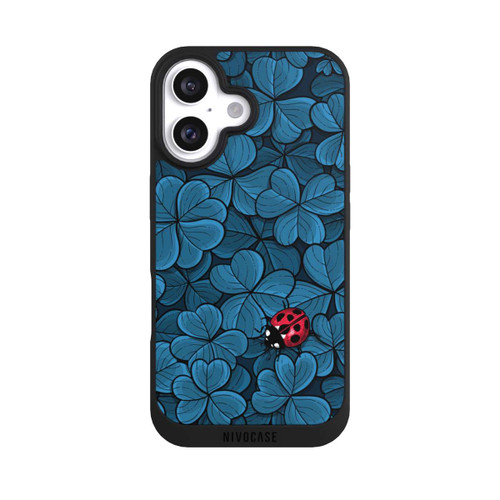 Apple iPhone 16 NIVOpure Kleeblatt - Dunkelblau