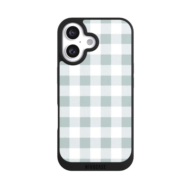iPhone 16 NIVOpure Muster Petrol