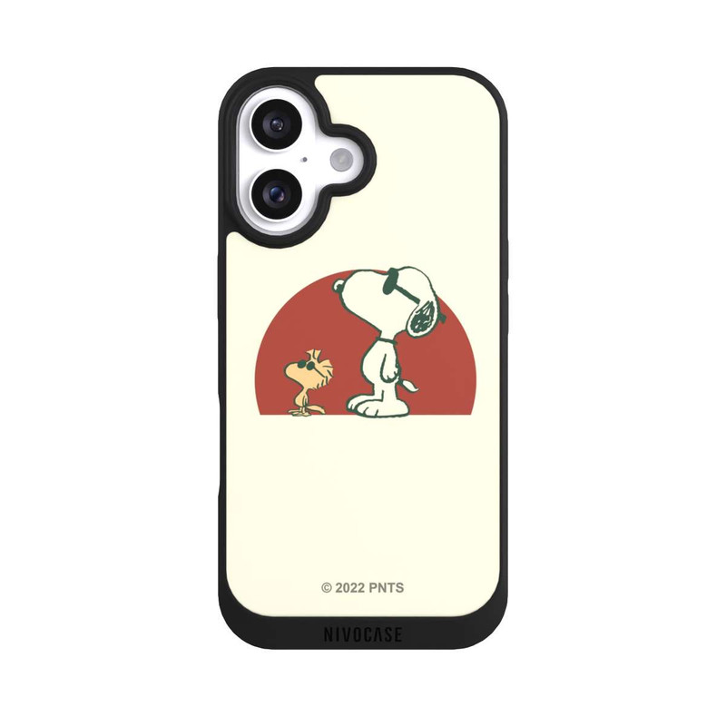 iPhone 16 NIVOpure Snoopy Woodstock weit draußen