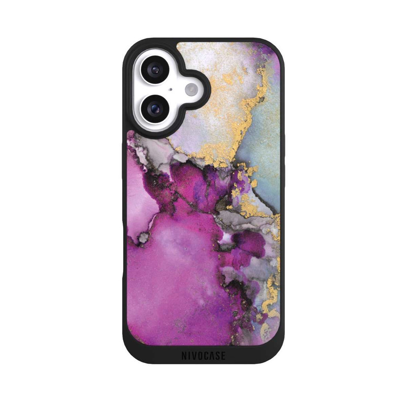 iPhone 16 NIVOpure Alcohol Ink Art Pink