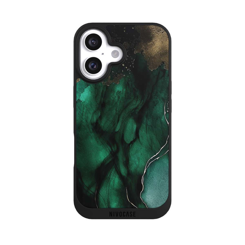 iPhone 16 NIVOpure Grün Gold