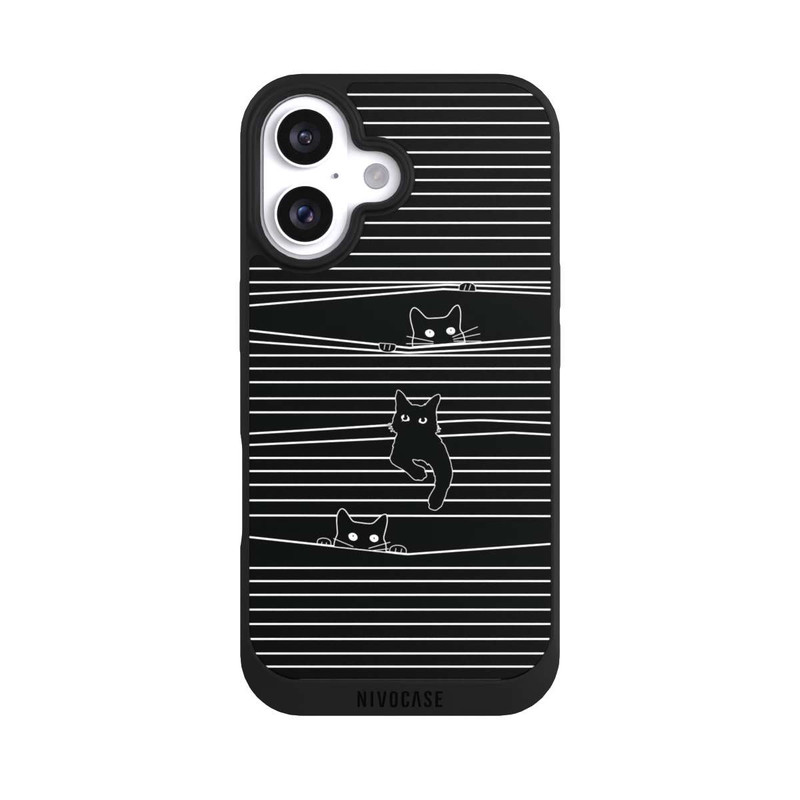 iPhone 16 NIVOpure Cats Peeping