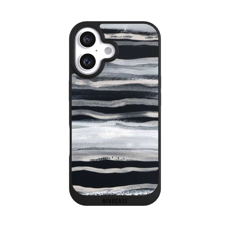 iPhone 16 NIVOpure Abstrakte Pinselstriche 68