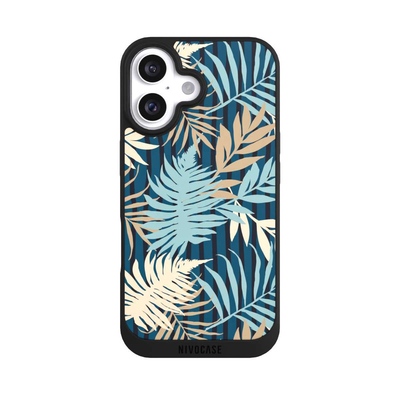 iPhone 16 NIVOpure Palm Garden Beige Pattern