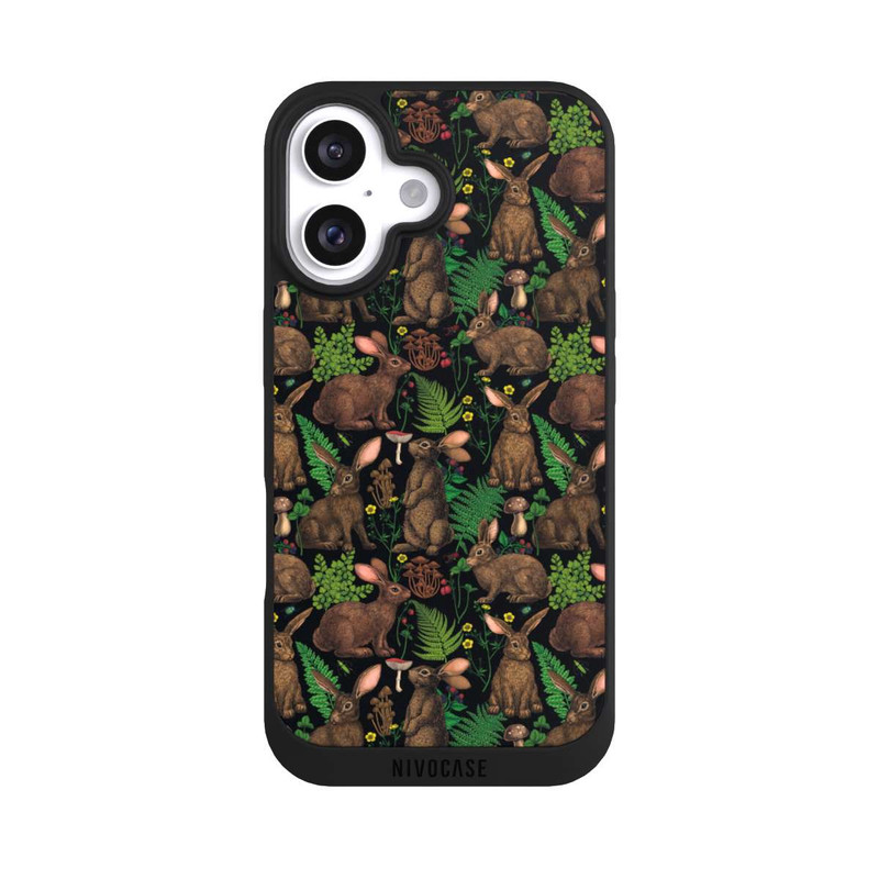 iPhone 16 NIVOpure Rabbits and Woodland Flora