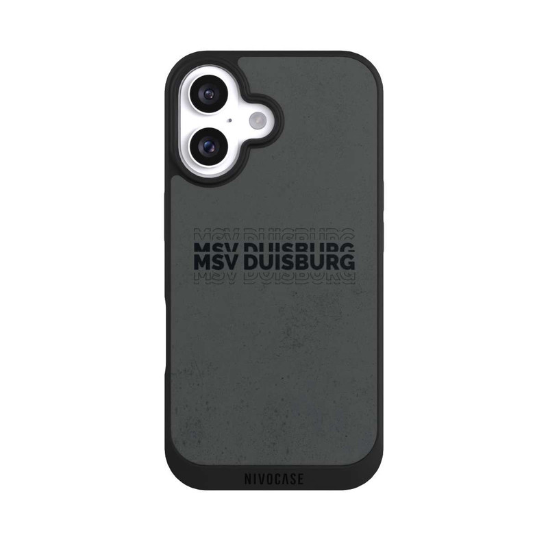 iPhone 16 NIVOpure MSV Duisburg Grau