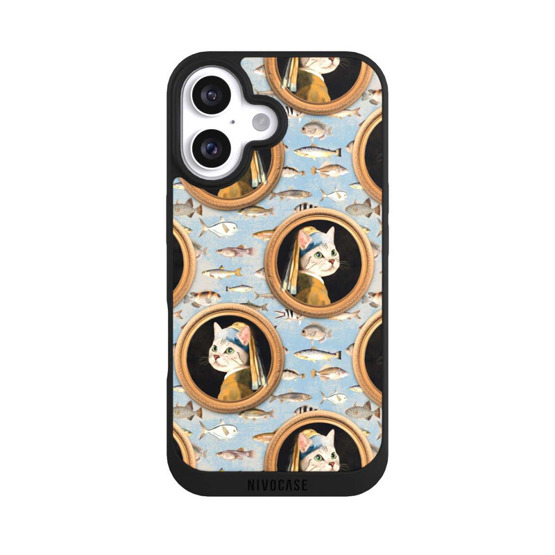 iPhone 16 NIVOpure Katzen Muster