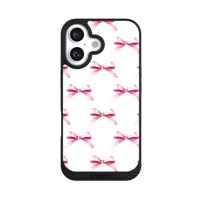 iPhone 16 NIVOpure Rosa Schleife