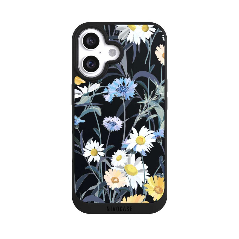 iPhone 16 NIVOpure Wildflower Black