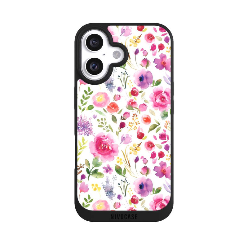 iPhone 16 NIVOpure Roses Flowers Purple