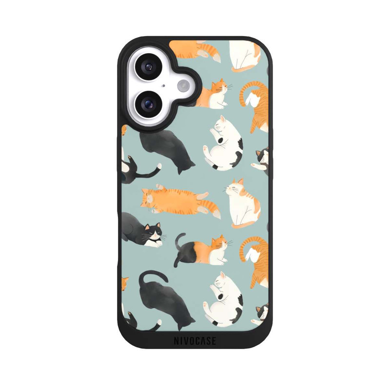 iPhone 16 NIVOpure Cats Pattern