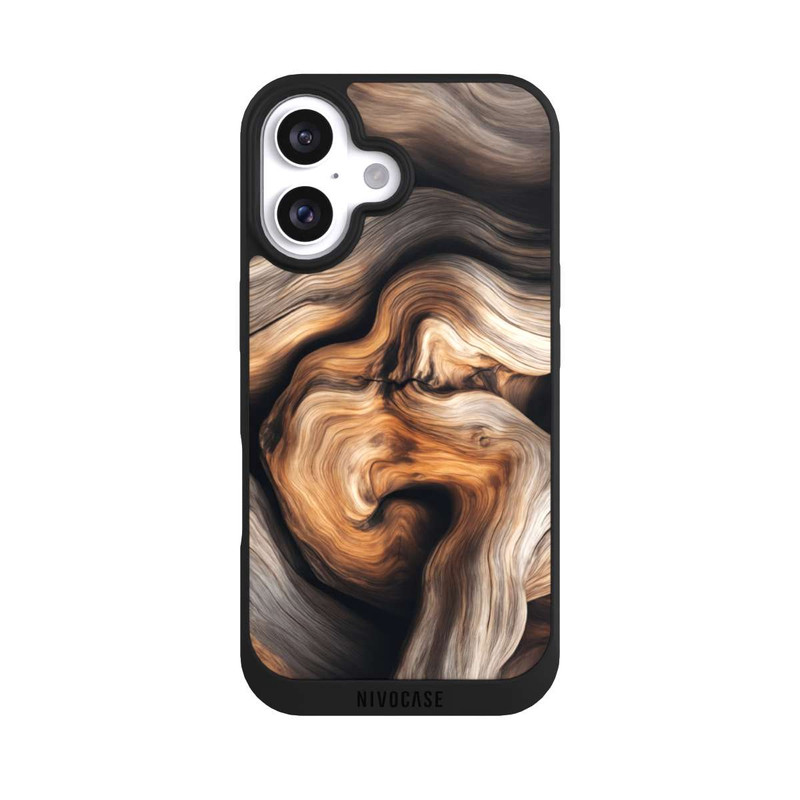 iPhone 16 NIVOpure Rustic Wood