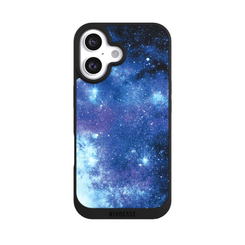 Apple iPhone 16 NIVOpure Blue Purple Galaxy