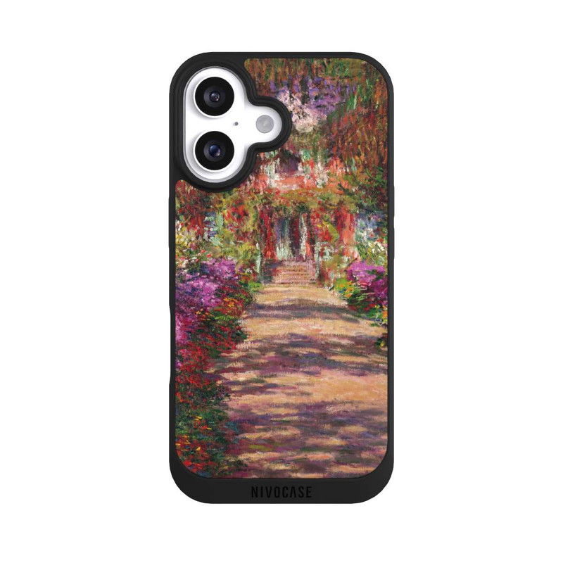 iPhone 16 NIVOpure Eine Allee in Monets Garten in Giverny by Claude Monet