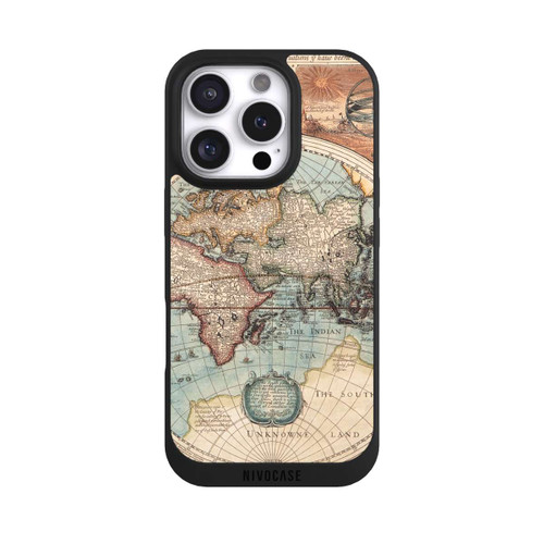 Apple iPhone 16 Pro NIVOpure Vintage Weltkarte