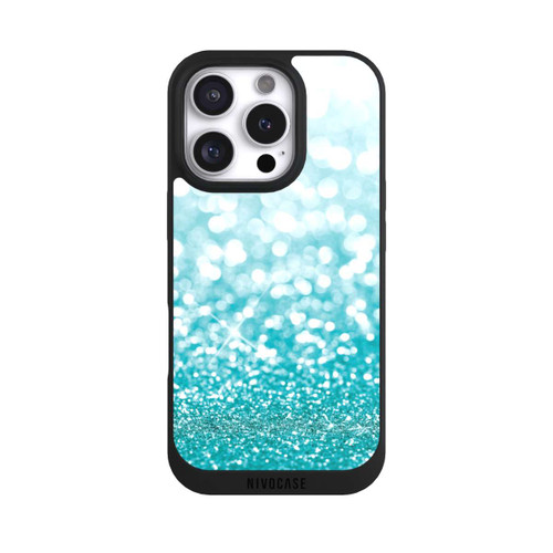 Apple iPhone 16 Pro NIVOpure Pluie de Paillettes Pétroles Look