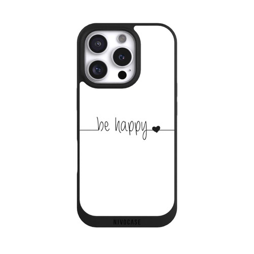 Apple iPhone 16 Pro NIVOpure Be Happy White Background