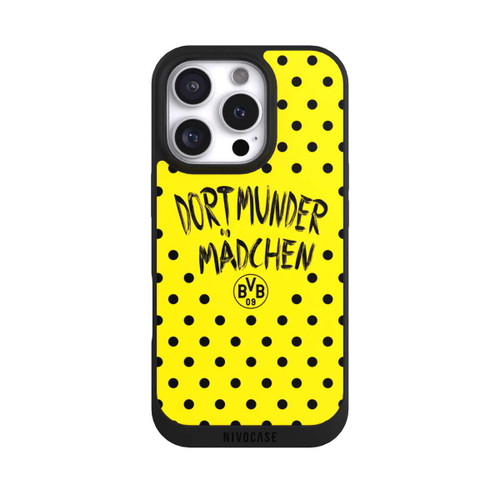 Apple iPhone 16 Pro NIVOpure BVB Dortmunder Mädel Punkte