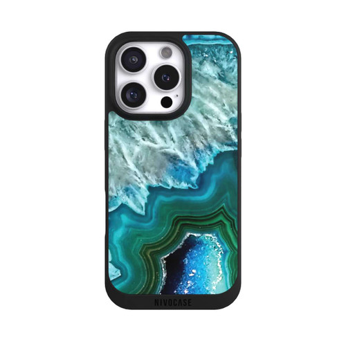 Apple iPhone 16 Pro NIVOpure Kristall Achat Grün
