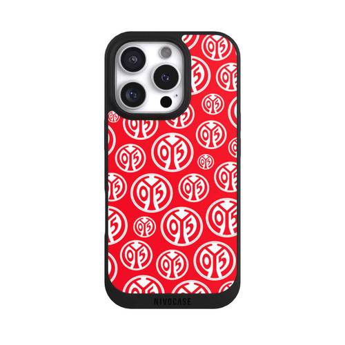 Apple iPhone 16 Pro NIVOpure MZ 05 Logos auf Rot