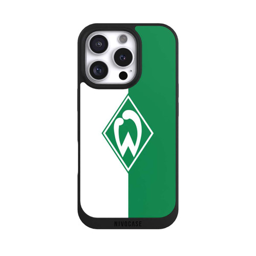 Apple iPhone 16 Pro NIVOpure Weiß-Grün - Werder Bremen