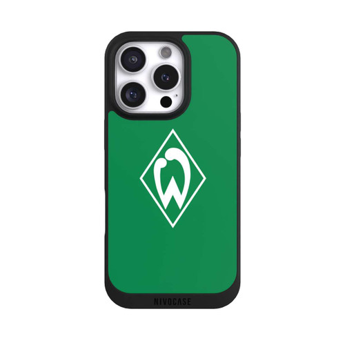 Apple iPhone 16 Pro NIVOpure Logo auf Grün - Werder Bremen