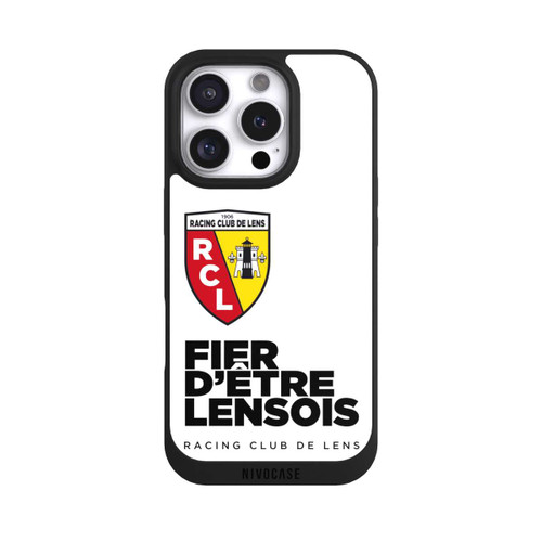 Apple iPhone 16 Pro NIVOpure RC Lens Fier D'être Lensois - Weiß